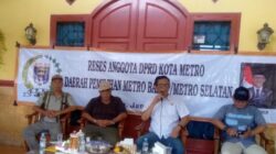 Deswan Soroti Infrastruktur Rusak dan Pentingnya Pajak Saat Reses DPRD Metro Barat–Selatan,