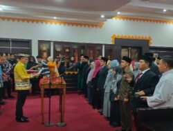 Walikota Bambang Iman Santoso Lantik 43 Pejabat Metro